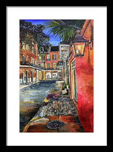 Load image into Gallery viewer, Charming Evening Street Scene - Framed Print