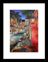 Load image into Gallery viewer, Charming Evening Street Scene - Framed Print