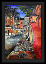 Load image into Gallery viewer, Charming Evening Street Scene - Framed Print