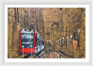 Chronicle of Main St.  - Framed Print