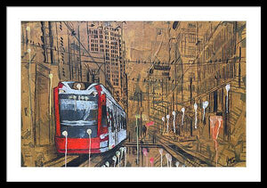 Chronicle of Main St.  - Framed Print