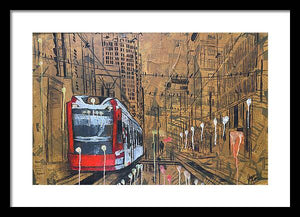 Chronicle of Main St.  - Framed Print