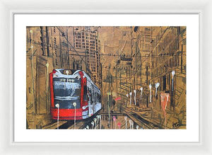 Chronicle of Main St.  - Framed Print