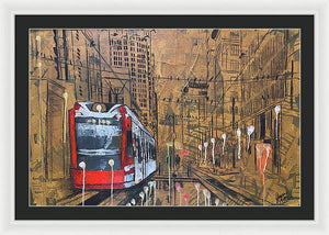 Chronicle of Main St.  - Framed Print