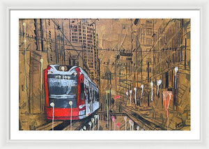 Chronicle of Main St.  - Framed Print