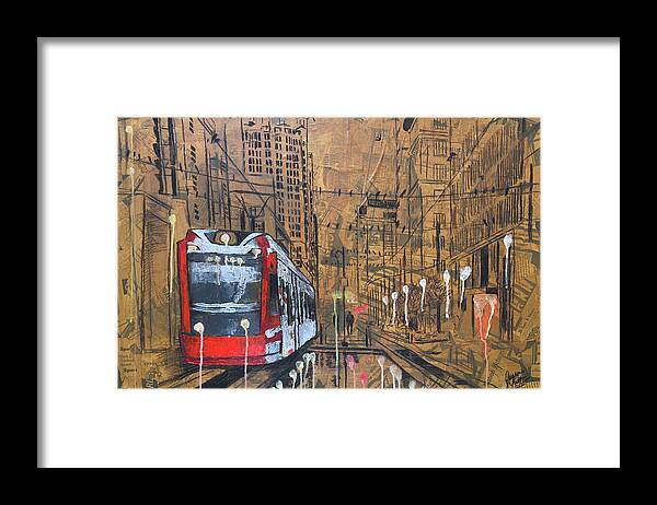 Chronicle of Main St.  - Framed Print