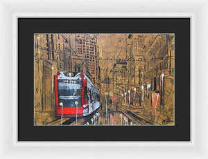 Chronicle of Main St.  - Framed Print