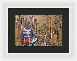 Chronicle of Main St.  - Framed Print