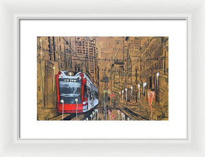 Chronicle of Main St.  - Framed Print