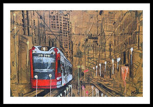 Chronicle of Main St.  - Framed Print