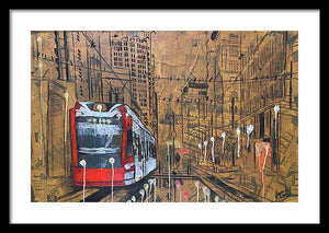 Chronicle of Main St.  - Framed Print