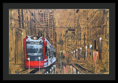 Chronicle of Main St.  - Framed Print