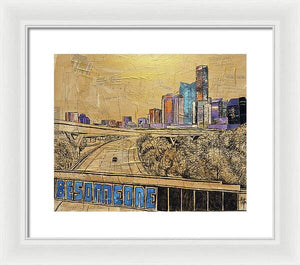 City Lights Bold Dreams - Framed Print