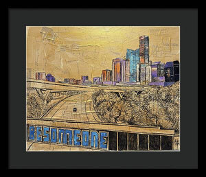 City Lights Bold Dreams - Framed Print