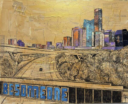 City Lights Bold Dreams - Art Print