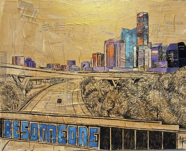 City Lights Bold Dreams - Art Print