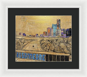 City Lights Bold Dreams - Framed Print