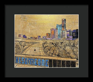 City Lights Bold Dreams - Framed Print