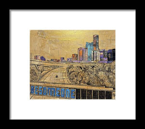 City Lights Bold Dreams - Framed Print
