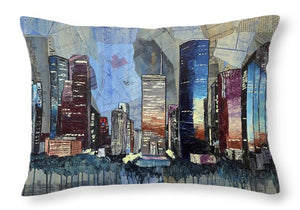 Echoes of Progress - Throw Pillow