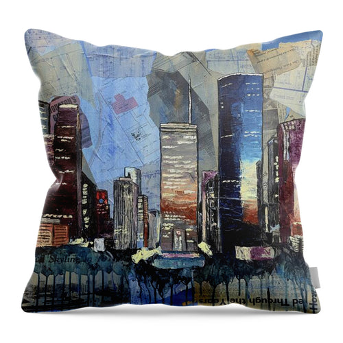 Echoes of Progress - Throw Pillow