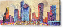 Load image into Gallery viewer, Electric H-Town Pulse - Canvas Print