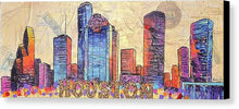 Load image into Gallery viewer, Electric H-Town Pulse - Canvas Print