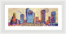 Load image into Gallery viewer, Electric H-Town Pulse - Framed Print