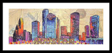 Load image into Gallery viewer, Electric H-Town Pulse - Framed Print