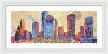 Load image into Gallery viewer, Electric H-Town Pulse - Framed Print