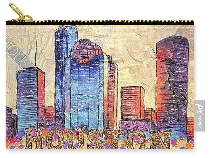 Electric H-Town Pulse - Zip Pouch