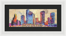 Load image into Gallery viewer, Electric H-Town Pulse - Framed Print