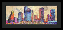 Load image into Gallery viewer, Electric H-Town Pulse - Framed Print