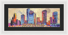 Load image into Gallery viewer, Electric H-Town Pulse - Framed Print