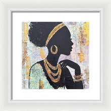 Load image into Gallery viewer, Golden Cartography - Framed Print