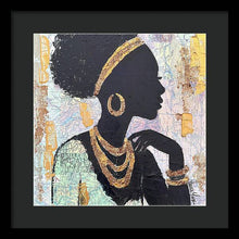 Load image into Gallery viewer, Golden Cartography - Framed Print