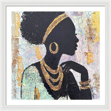 Load image into Gallery viewer, Golden Cartography - Framed Print