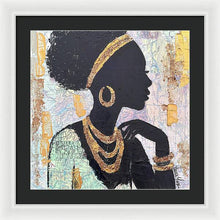 Load image into Gallery viewer, Golden Cartography - Framed Print