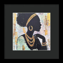 Load image into Gallery viewer, Golden Cartography - Framed Print
