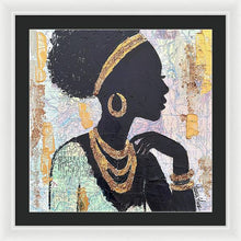 Load image into Gallery viewer, Golden Cartography - Framed Print
