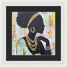 Load image into Gallery viewer, Golden Cartography - Framed Print