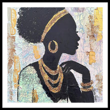 Load image into Gallery viewer, Golden Cartography - Framed Print
