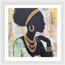 Load image into Gallery viewer, Golden Cartography - Framed Print