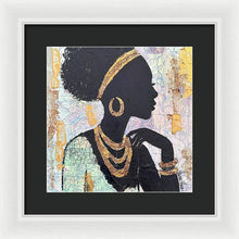 Load image into Gallery viewer, Golden Cartography - Framed Print