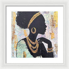 Load image into Gallery viewer, Golden Cartography - Framed Print