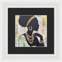 Load image into Gallery viewer, Golden Cartography - Framed Print