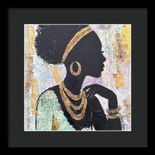 Load image into Gallery viewer, Golden Cartography - Framed Print