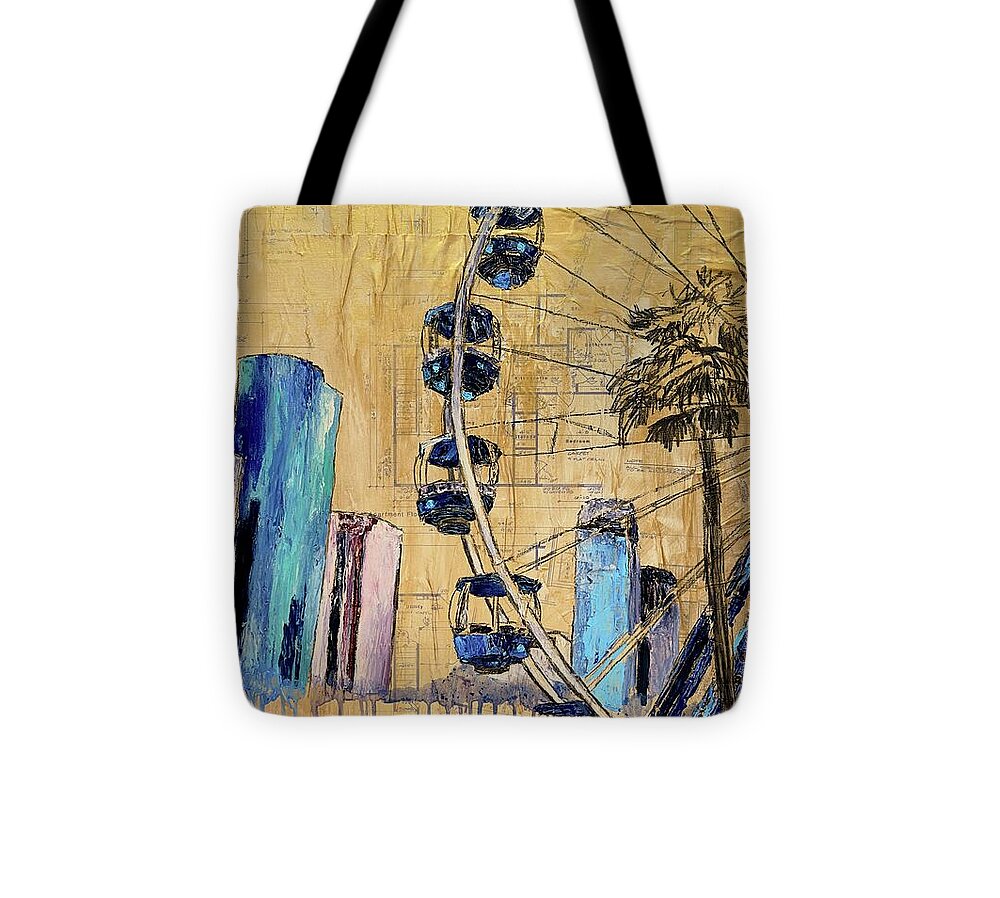 Golden Skyline - Tote Bag