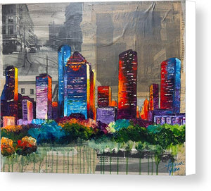 Houston, A Century in Contrast - Canvas Print