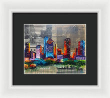 Load image into Gallery viewer, Houston, A Century in Contrast - Framed Print